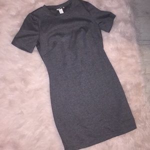 Grey T-shirt dress